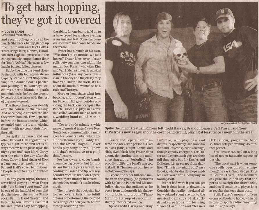 spike the punch bostonglobe article